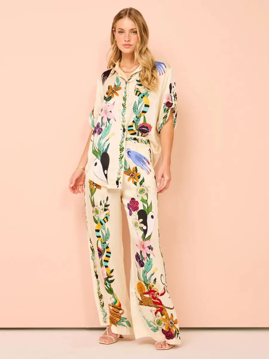 Effortlessly Chic Shirt Co-ord Set