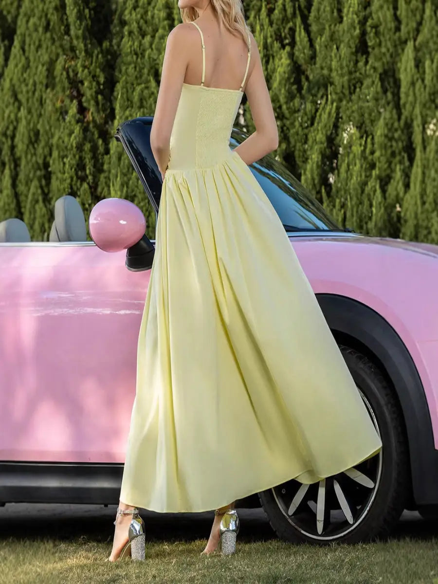 Elegant Asymmetrical Maxi Dress