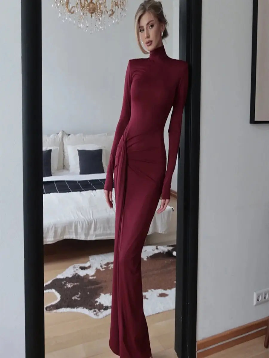 Crimson Mirage Gown