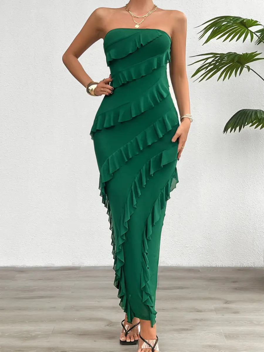 Seraphine Ruffled Tube Dress